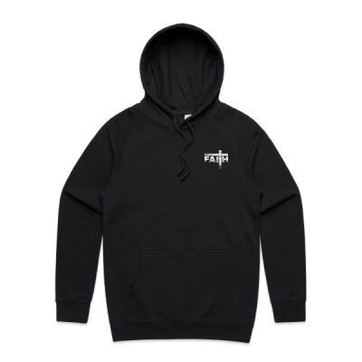 Mens Hood Faith with Cross Distressed Thumbnail